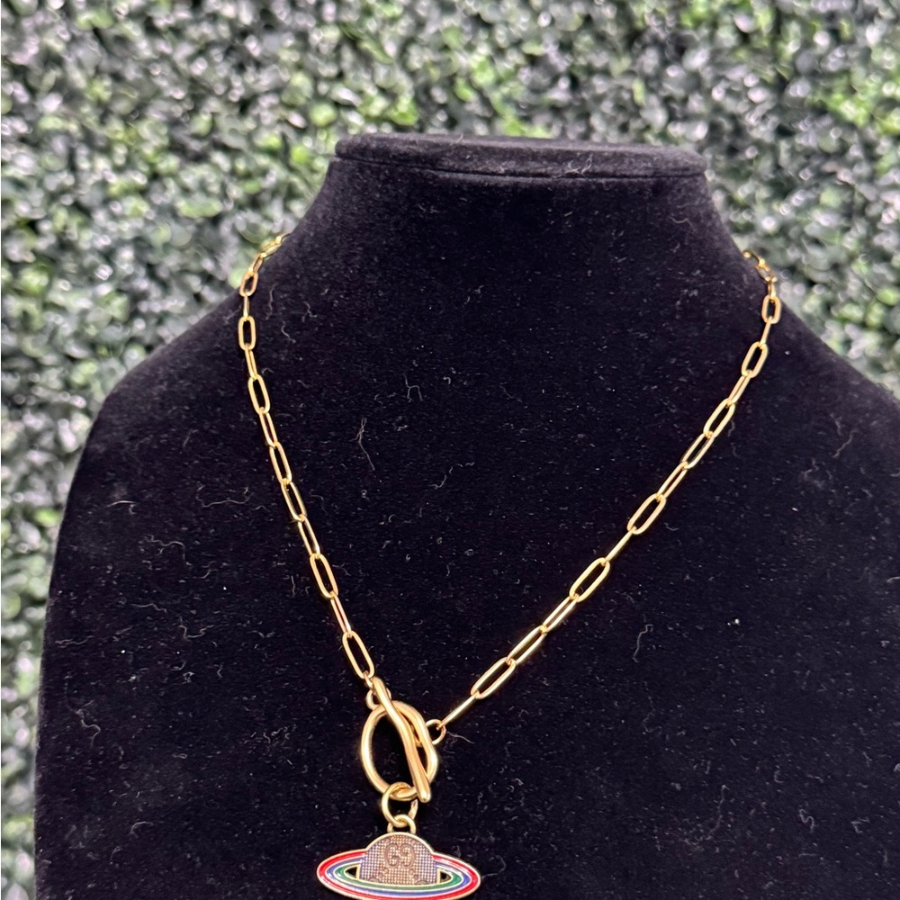 Gucci Saturn Pendant Necklace